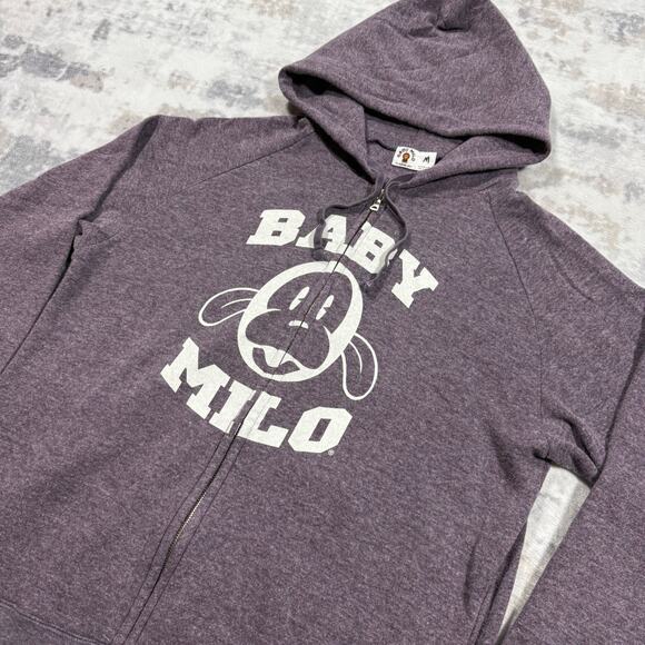Authentic Bape 2000’s Baby Milo Full Zip Hoodie M - Picture 2 of 8